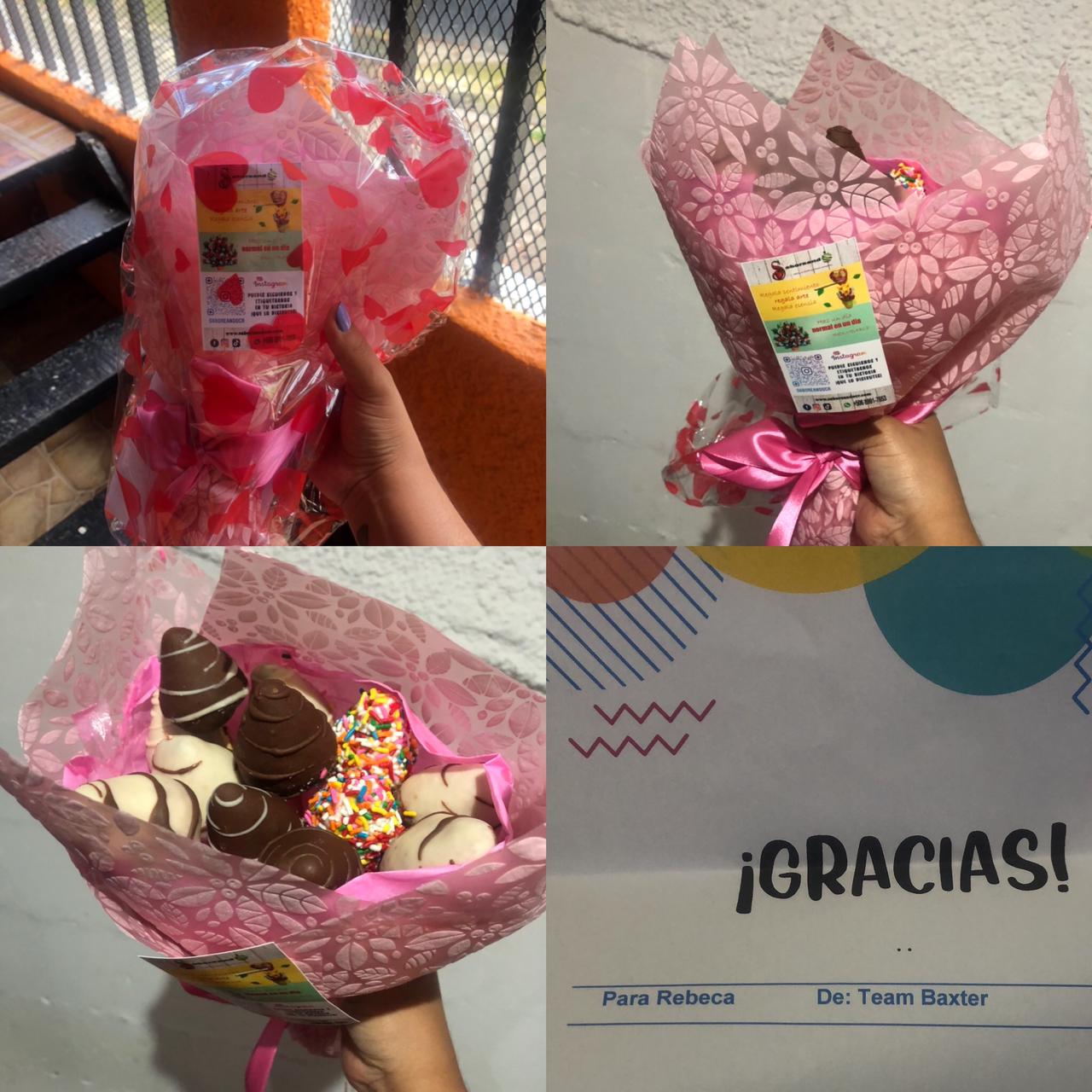 Saboreandocr bouquet de fresas costa rica