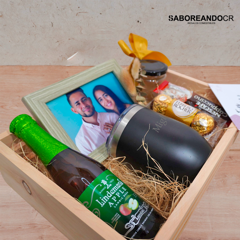 GIFT BOX CON TERMO PERSONALIZADO Y FOTO COSTA RICA