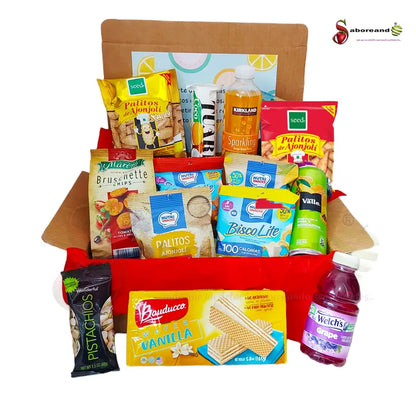 Caja regalo snacks saludable costa rica saboreandocr.com