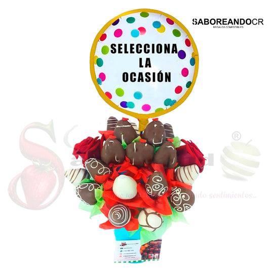 arreglo de fresas con chocolate costa rica para regalar