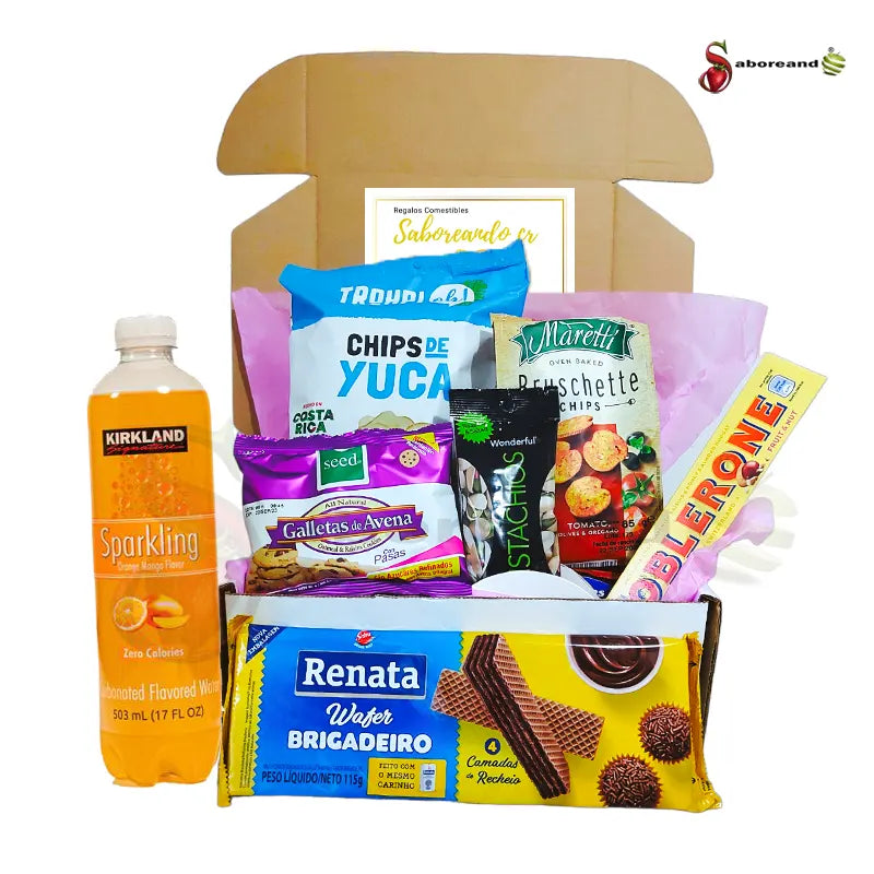 www.saboreandocr.com caja merienda o box saludable en costa rica para regalar