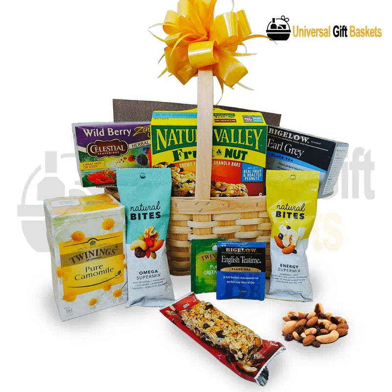Cesta de regalo té infusiones y más costa rica