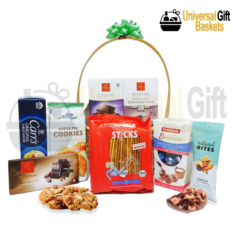 UNIVERSAL giftbasktes costa rica galletaschocolates y pretzels