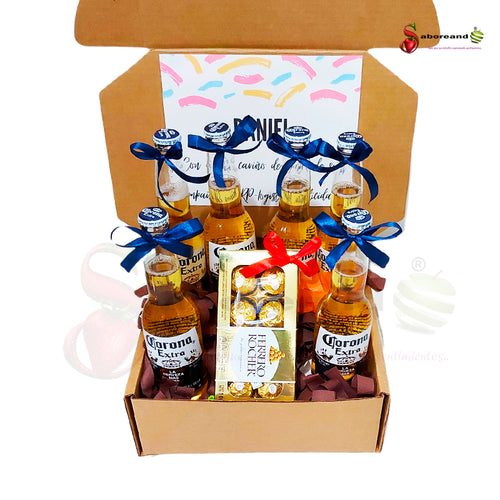 Caja de cervezas y chocolates costa rica