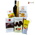Regalo en costa rica de vino chocolates gourmet y galletas de almendras costa rica saboreandocr